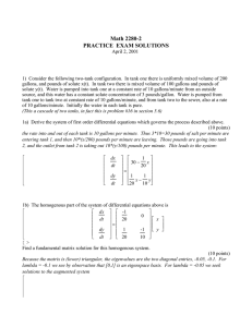 Math 2280-2 PRACTICE  EXAM SOLUTIONS