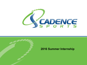 2016 Summer Internship