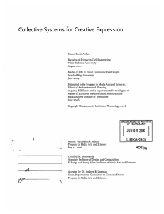 Collective  Systems  for Creative  Expression