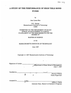 -abook A  STUDY  OF THE PERFORMANCE  OF HIGH... FUNDS