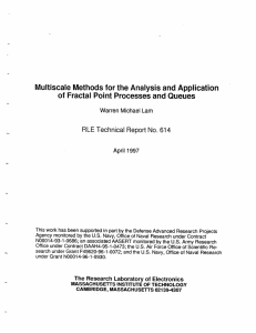 Multiscale Methods  for the Analysis and  Application