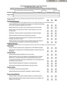 Print Form Email to DOT Counseling Psychology Program: Texas Tech University