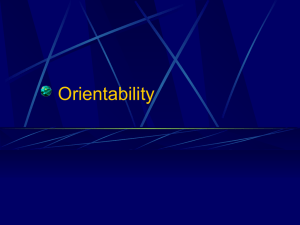 Orientability