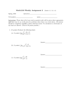 Math1210 Weekly Assignment 2