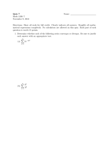 Quiz 7 Name: Math 1220–7 November 9, 2012