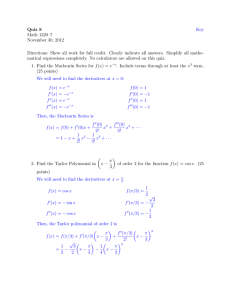 Quiz 8 Math 1220–7 November 30, 2012