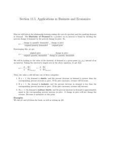 Section 11.5, Applications in Business and Economics