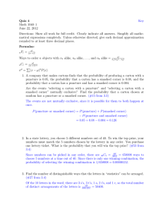 Quiz 4 Math 1040–1 June 22, 2012