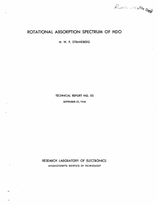 ROTATIONAL  ABSORPTION  SPECTRUM  OF  HDO