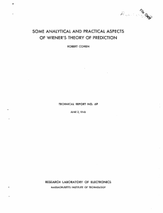 SOME  ANALYTICAL  AND  PRACTICAL  ASPECTS