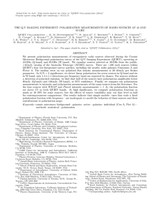 THE Q/U IMAGING EXPERIMENT: POLARIZATION MEASUREMENTS OF RADIO SOURCES AT... 95 GHZ