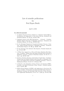 List of scientific publications for Fred Espen Benth April 14, 2016
