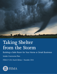 Taking Shelter from the Storm Includes Construction Plans