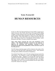 HUMAN RESOURCES T P #23
