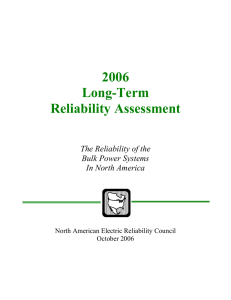 2006 Long-Term Reliability Assessment