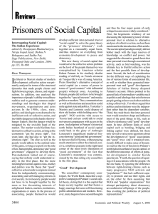 Prisoners of Social Capital
