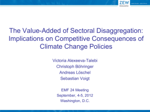 The Value-Added of Sectoral Disaggregation: Implications on Competitive Consequences of