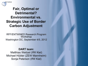 Fair, Optimal or Detrimental? Environmental vs. Strategic Use of Border