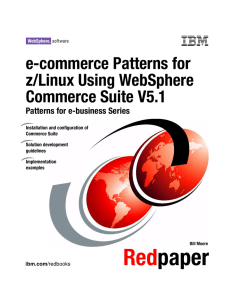 Red paper e-commerce Patterns for z/Linux Using WebSphere