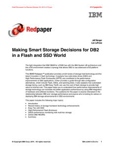 Red paper Making Smart Storage Decisions for DB2