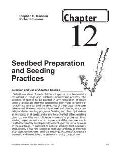 12 Chapter Seedbed Preparation and Seeding