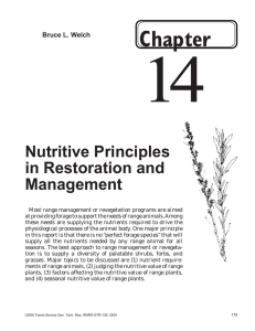 14 Chapter Nutritive Principles in Restoration and