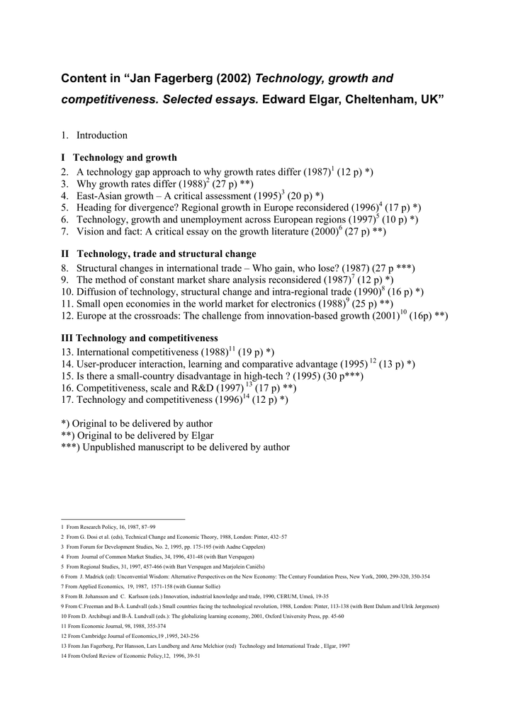 international trade introduction essay