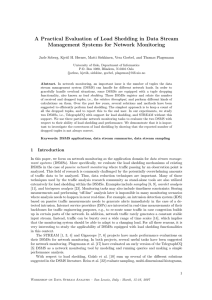 A Practical Evaluation of Load Shedding in Data Stream