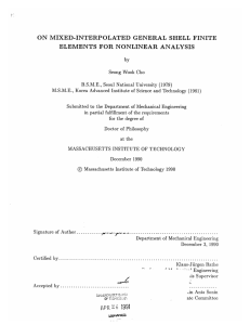 ON  MIXED-INTERPOLATED  GENERAL  SHELL  FINITE