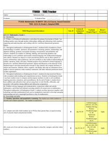 TTUISD  -  TEKS Tracker