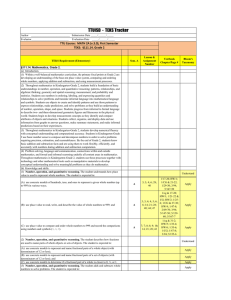 Lesson &amp; Textbook Bloom's TEKS Requirement (Elementary)