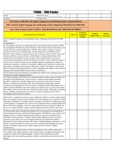 TTUISD  -  TEKS Tracker