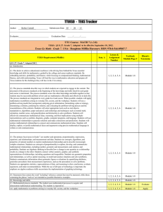 TTUISD  -  TEKS Tracker