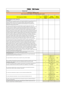 Lesson &amp; Textbook Bloom's TEKS Requirement (Middle)