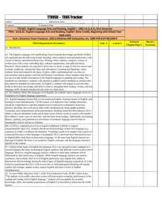 TTUISD  -  TEKS Tracker