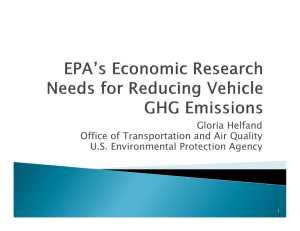 Gloria Helfand Office of Transportation and Air Quality U.S. Environmental Protection Agency 1