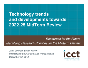 Technology trends   and developments towards 2022-25 MidTerm Review&#34; Resources for the Future!