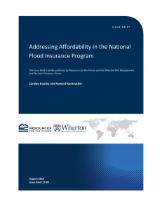 Addressing Affordability in the National Flood Insurance Program  Date