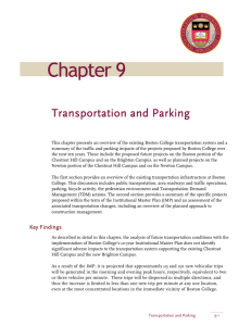 Chapter 9 Transportation and Parking