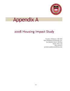 Appendix A 2008 Housing Impact Study