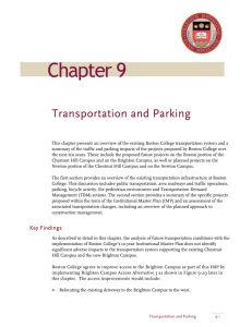 Chapter 9 Transportation and Parking