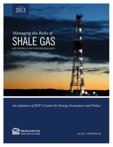 SHALE GAS 2013 Managing the Risks of