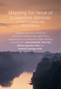 Mapping the Value of Ecosystem Services in Latin America and the Caribbean