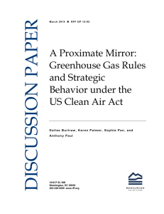 A Proximate Mirror: Greenhouse Gas Rules and Strategic