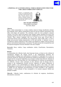 A PROPOSAL OF AN INTERNATIONAL VEHICLE DESIGNATION STRUCTURE Back