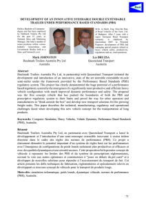 DEVELOPMENT OF AN INNOVATIVE STEERABLE DOUBLE EXTENDABLE