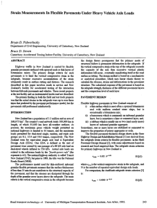 Strain Measurements In Bryan D.  Pidwerbesky Bruce D.  Steven