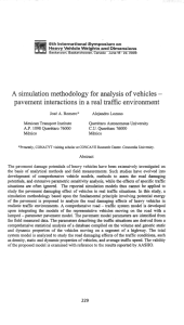 A simulation methodology for analysis of vehicles -