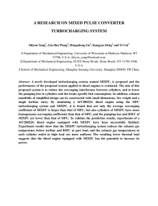 A RESEARCH ON MIXED PULSE CONVERTER TURBOCHARGING SYSTEM