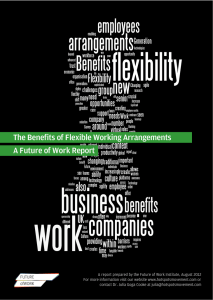The Benefits of Flexible Working Arrangements A Future of Work Report